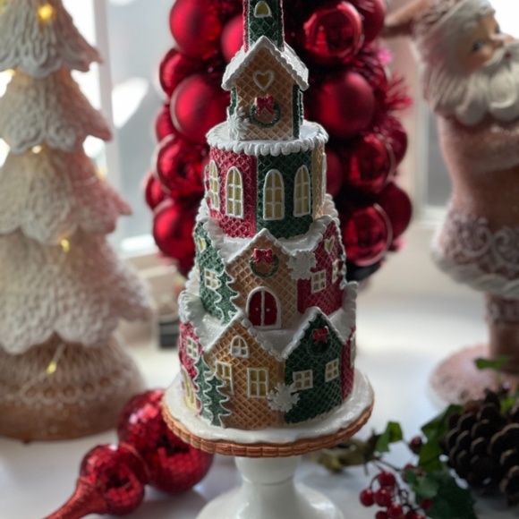 COPY - Gingerbread Sugar Castle 16” - Picture 5 of 6